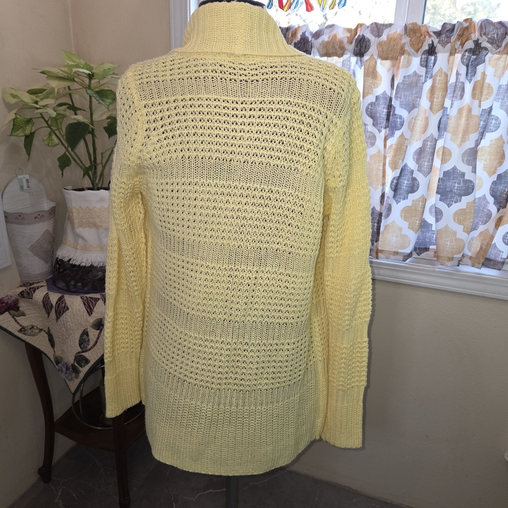 Jason Maxwell Soft Yellow Cardigan Size S. OOCP - Picture 4 of 12